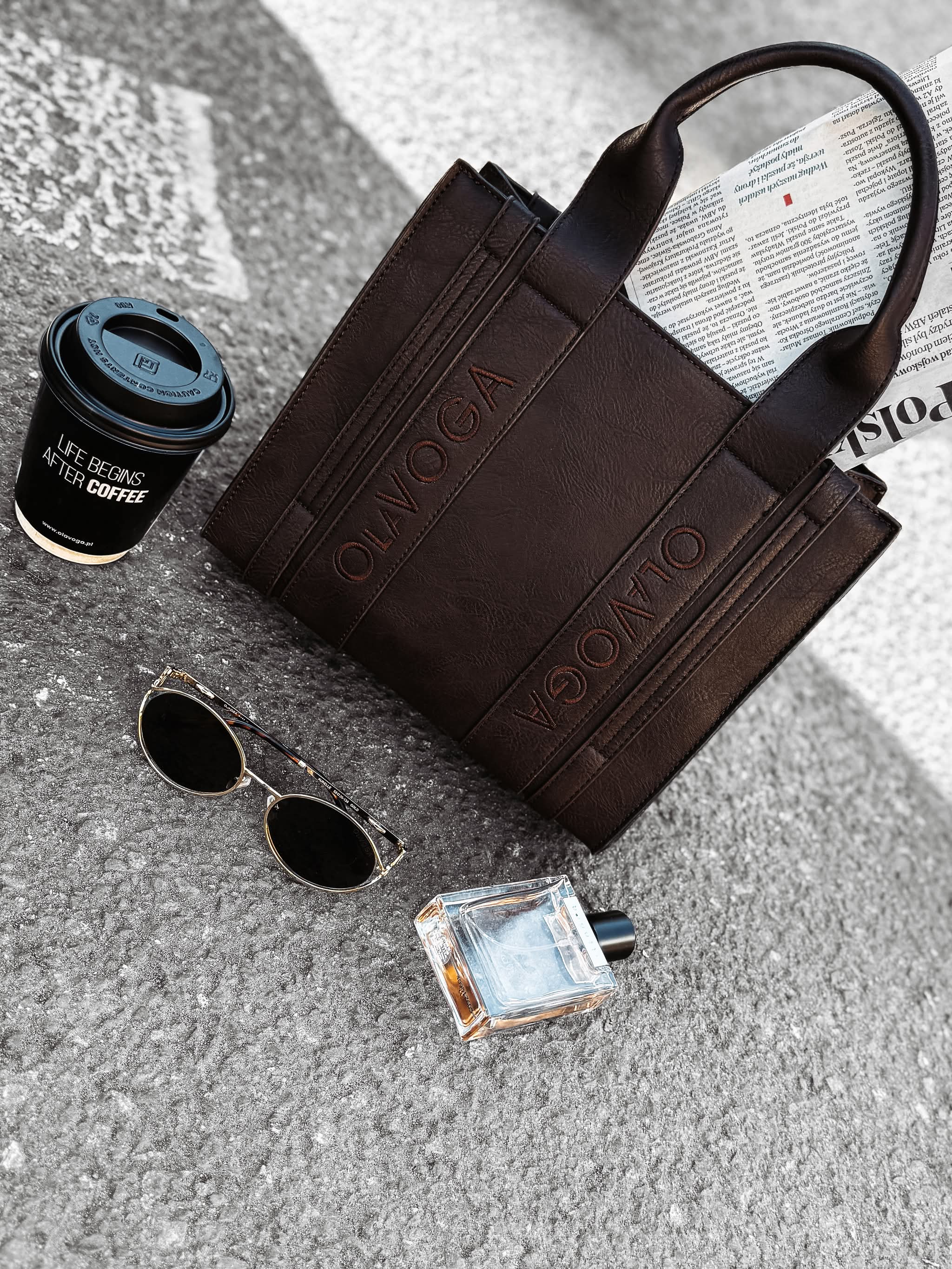 Vanellope táska - sötétbarna