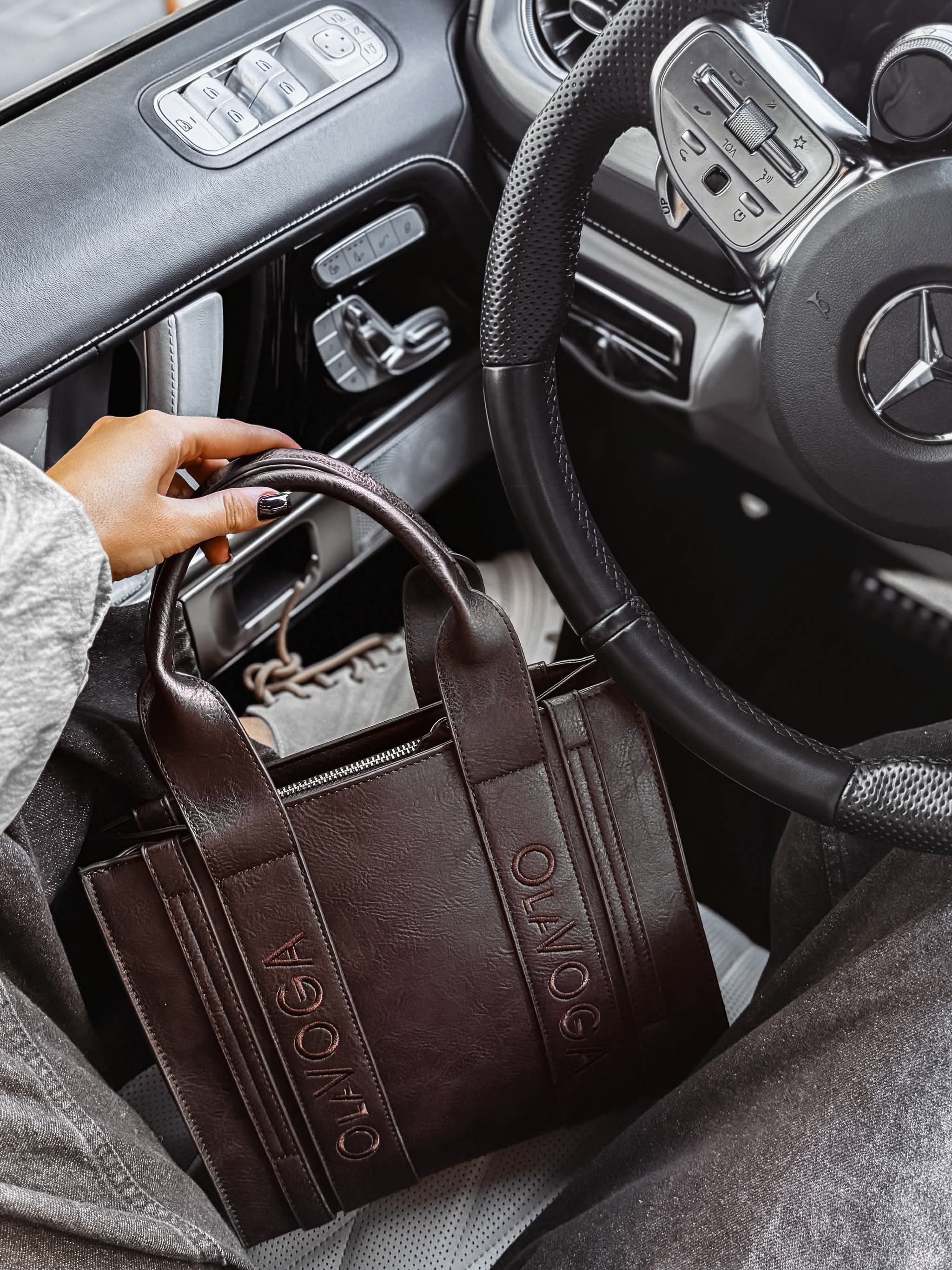 Vanellope táska - sötétbarna