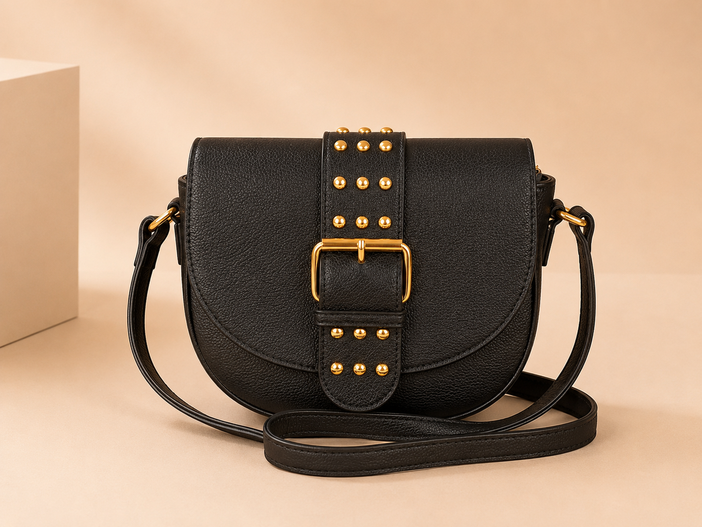 LS crossbody táska - fekete