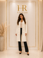 Alessia hosszú kardigán - ekrü