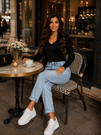 Marielle pulóver - fekete