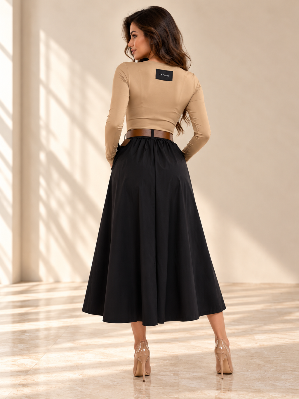 La Pierre second skin body - bézs