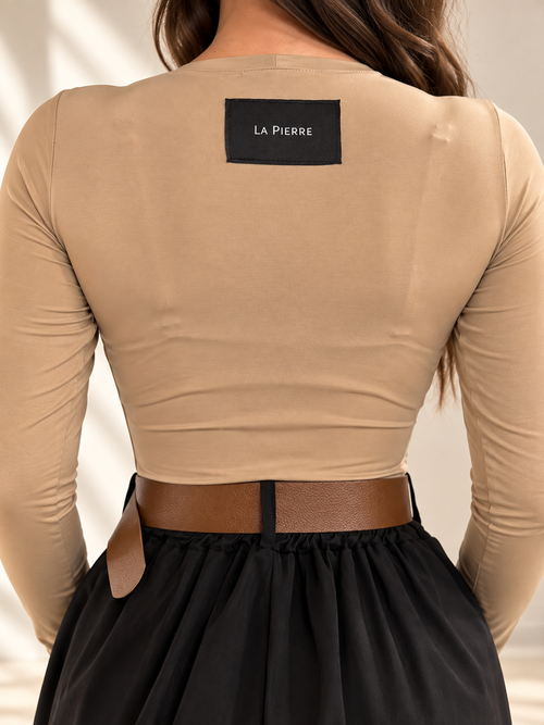 La Pierre second skin body - bézs