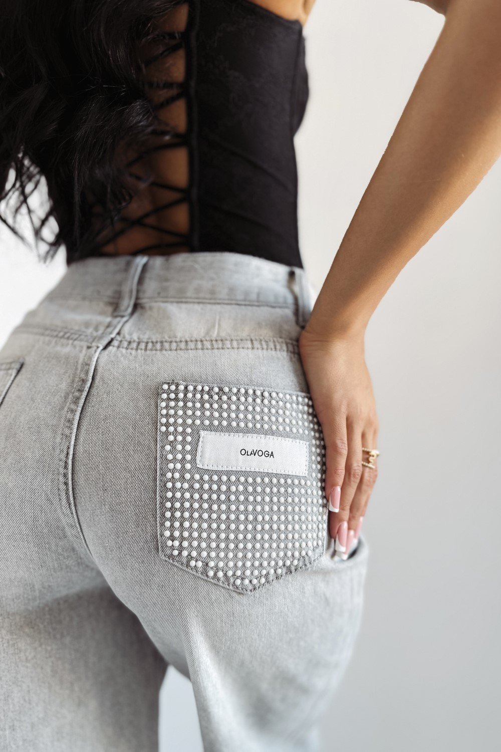 Bambi farmernadrág - világosszürke