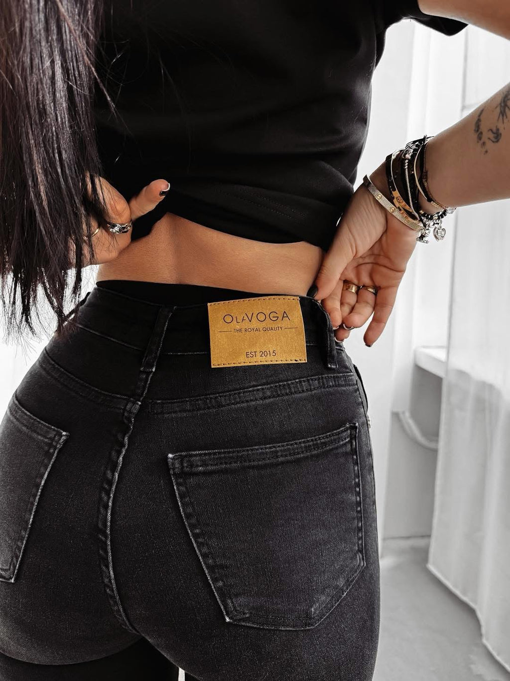 Raio farmernadrág - fekete