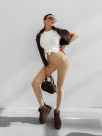 Ola Voga Marceel leggings - bézs