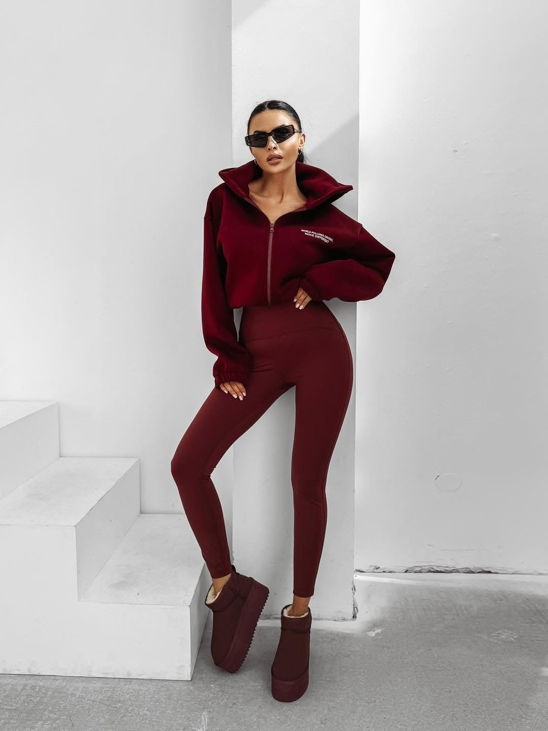 Marceel leggings - bordó