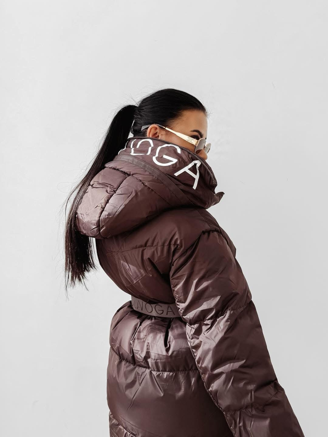 Siing téli kabát - sötétbarna