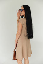 Anna Russo Nova dress ruha - bézs