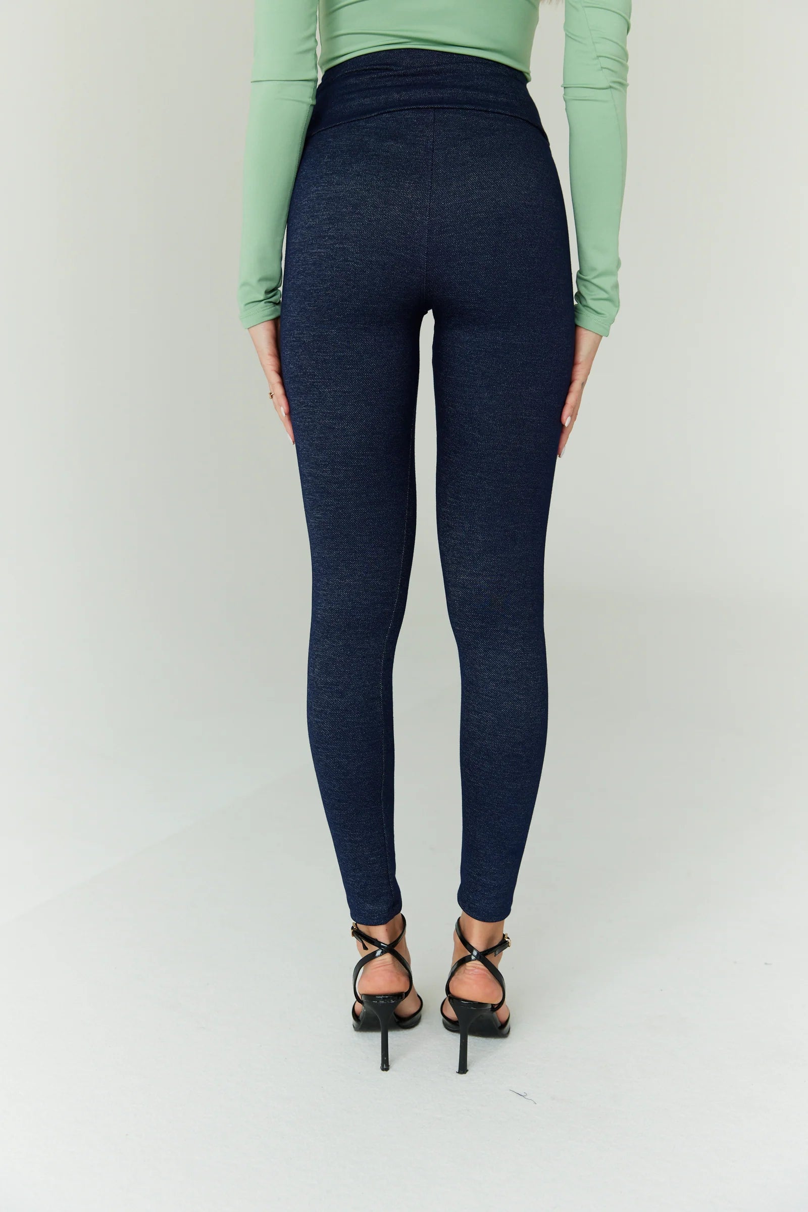 Denim legging