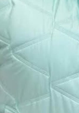 Rövid steppelt mellény - menta