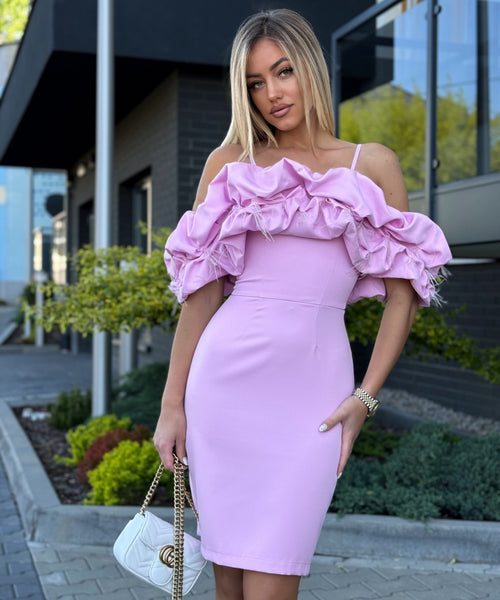 Bella ruha - pasztell lila