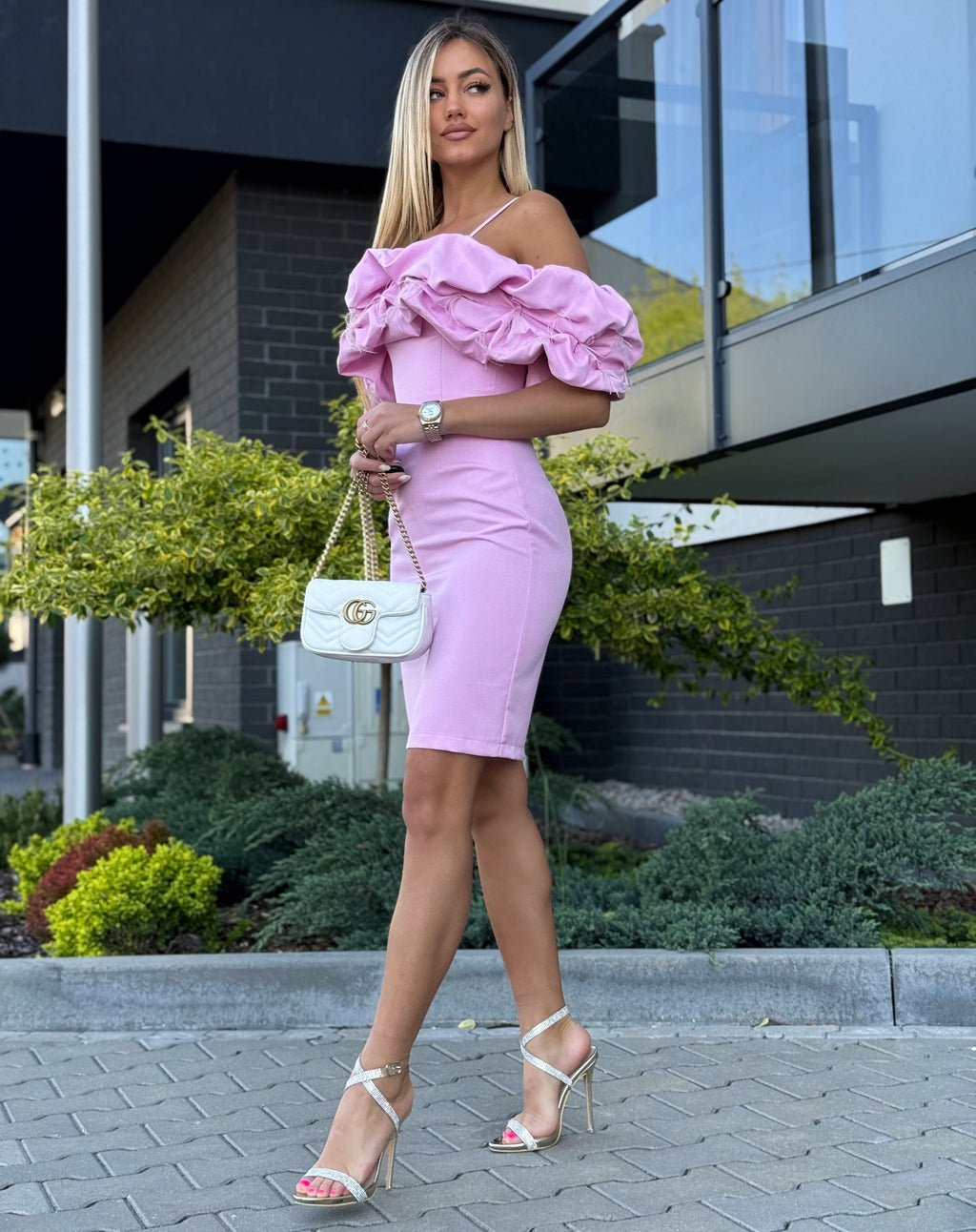 Bella ruha - pasztell lila