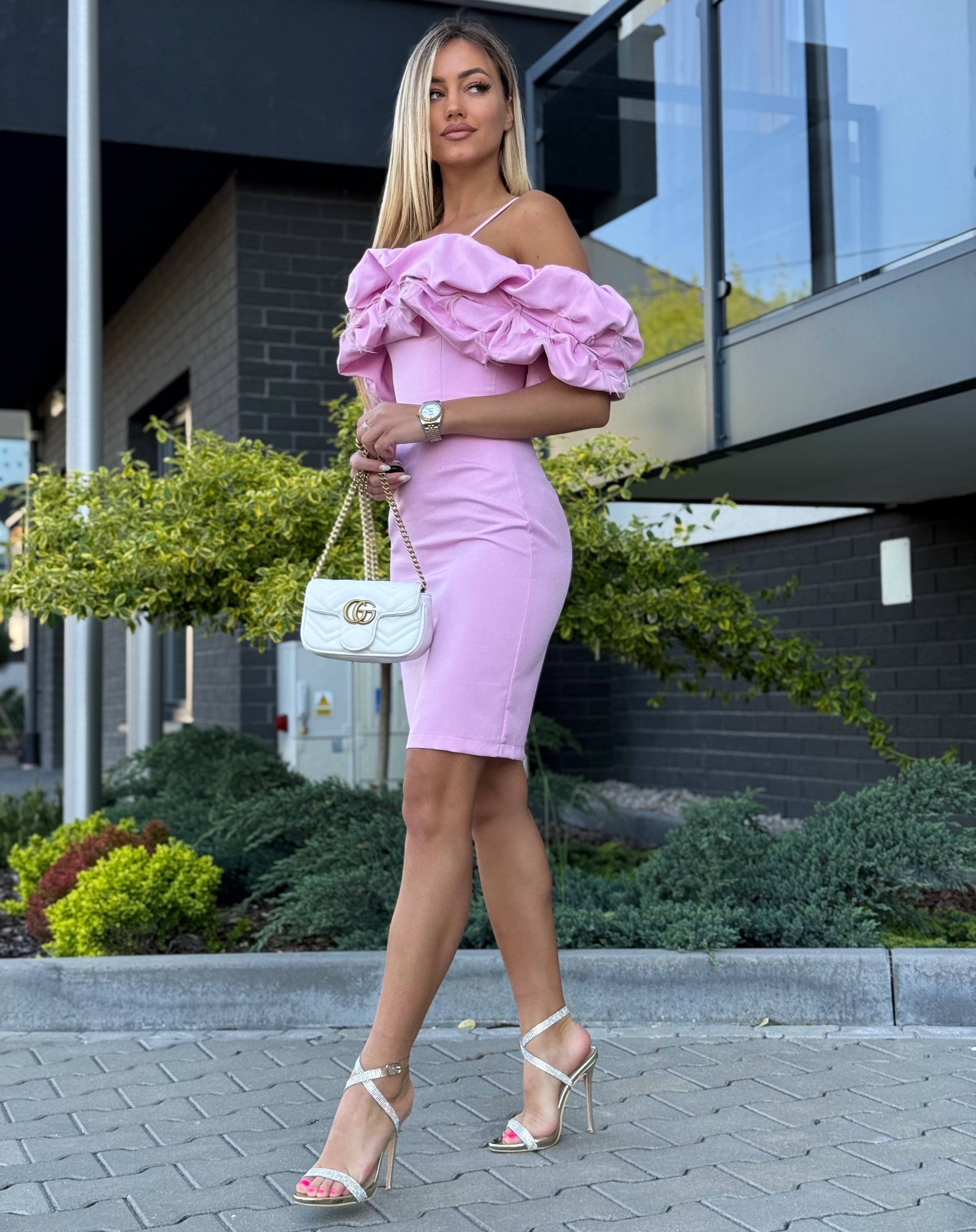 Bella ruha - pasztell lila