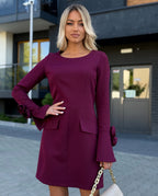 Marina Szofi ruha - bordó