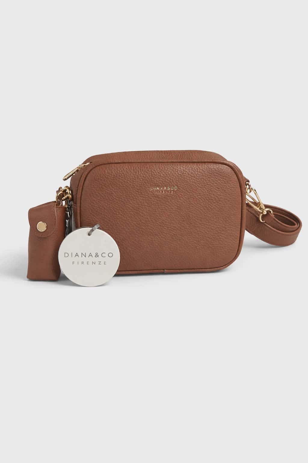 Diana&Co Firenze crossbody táska - barna